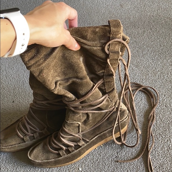MK lace up boots - Picture 1 of 5